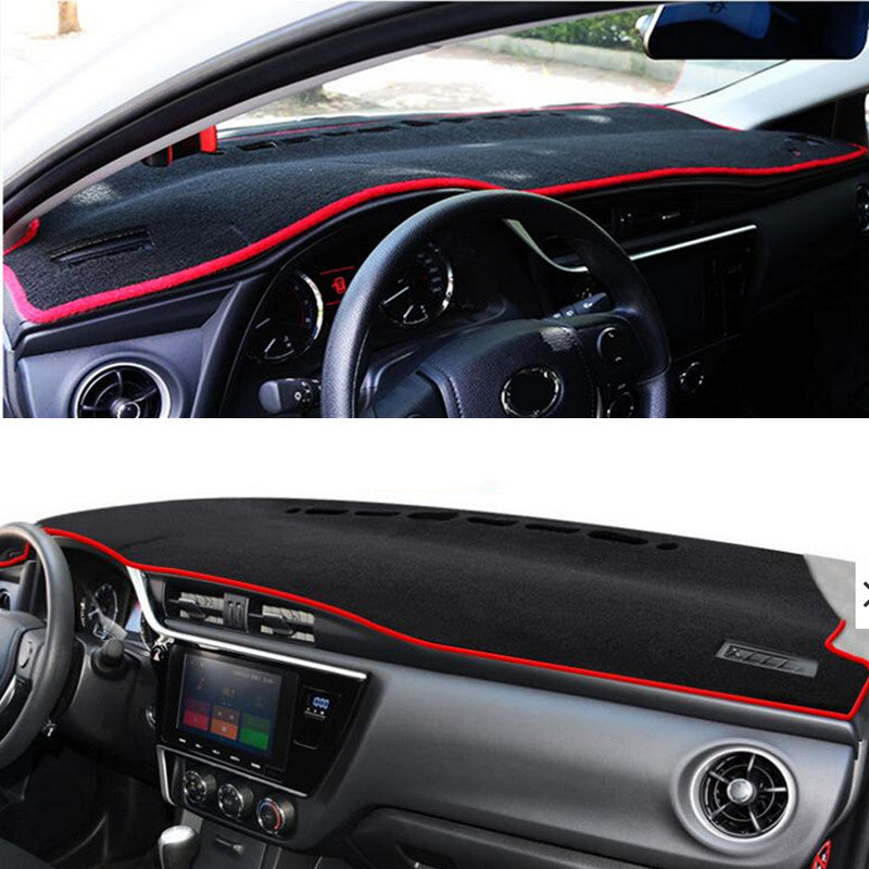 Suitable for Toyota for Corolla 2014-2018 cars, DashMat dashboard protector pad, red, 1 piece.
