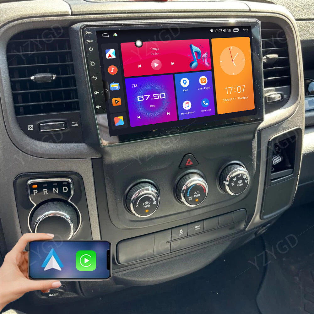 for Dodge for Ram 1500 2500 3500 2014-2018 Stereo Android Auto Carplay Car Radio GPS