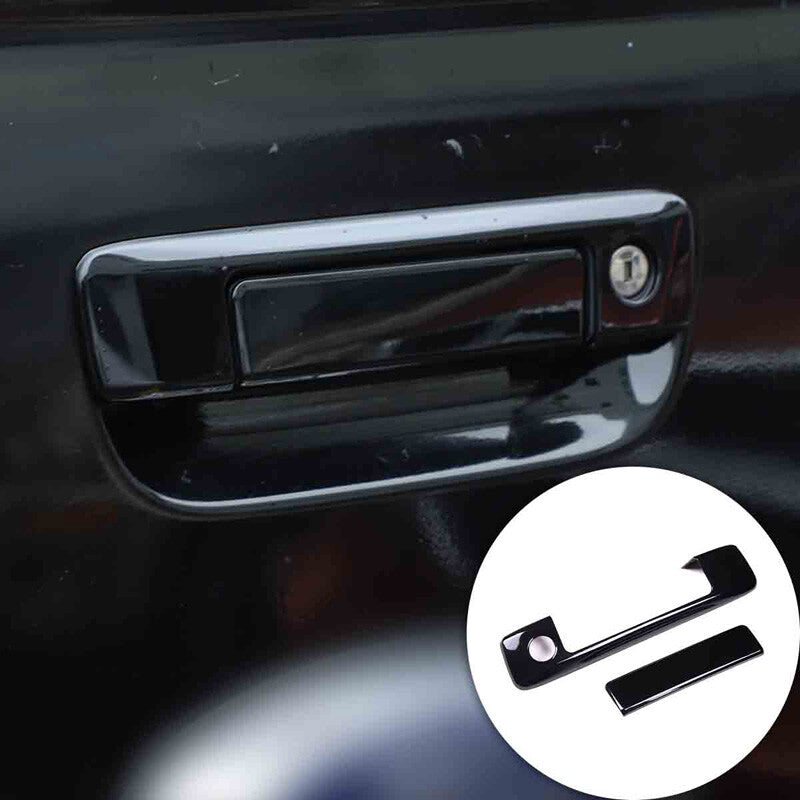 Matte Black ABS Interior Transmission Head Trim Cap for Toyota Tundr @ 2022 - 2023