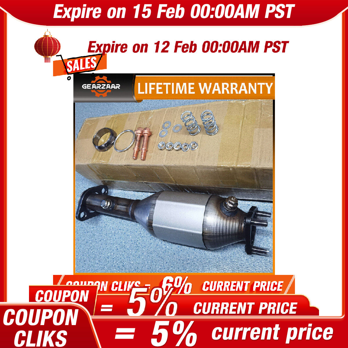 Catalytic Converter Fits 1997 1998 1999 2000 2001 for Honda CR-V CRV 2.0L Direct Fi