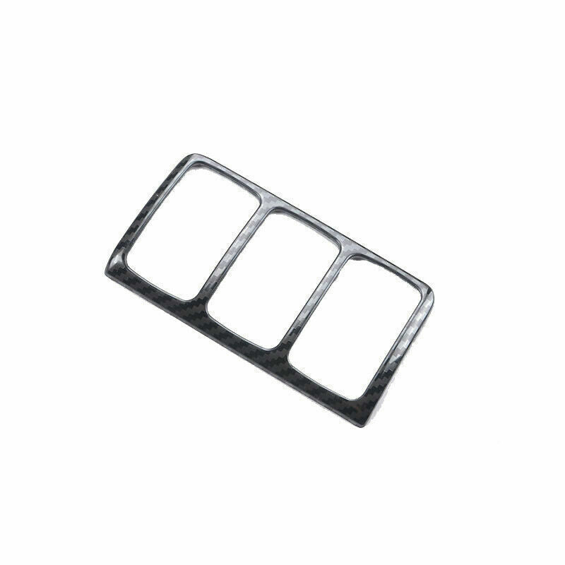 Headlight Button Frame Cover Trim for Honda Accord 08-2013 Steel Carbon Fiber