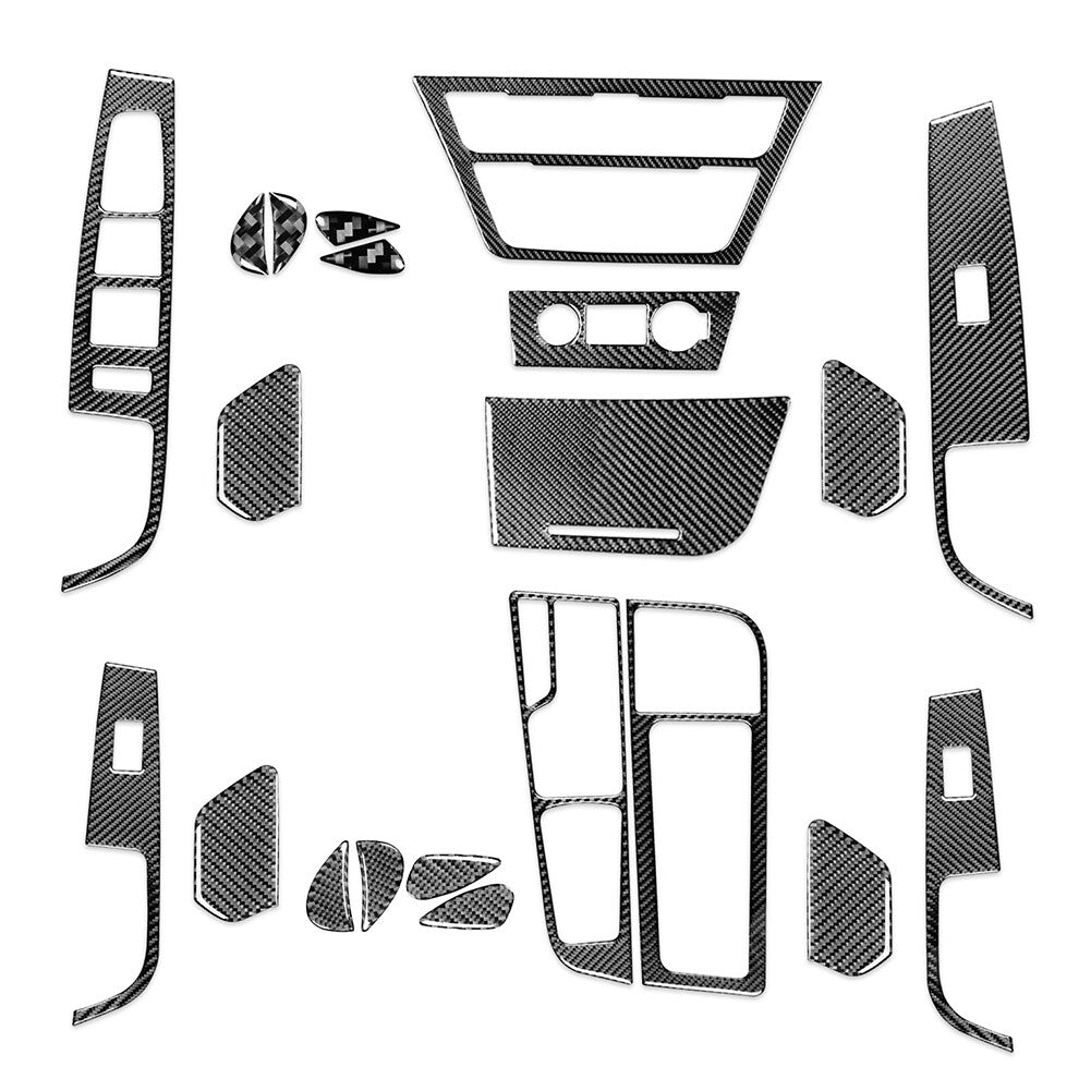 21Pcs Carbon Fiber Interior Dash Trim Kit for Hyundai Sonata