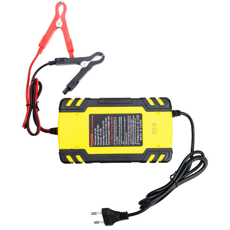 Motorcycle Battery Automatic Pulse Repair Charger Maintainer Full Intelligent