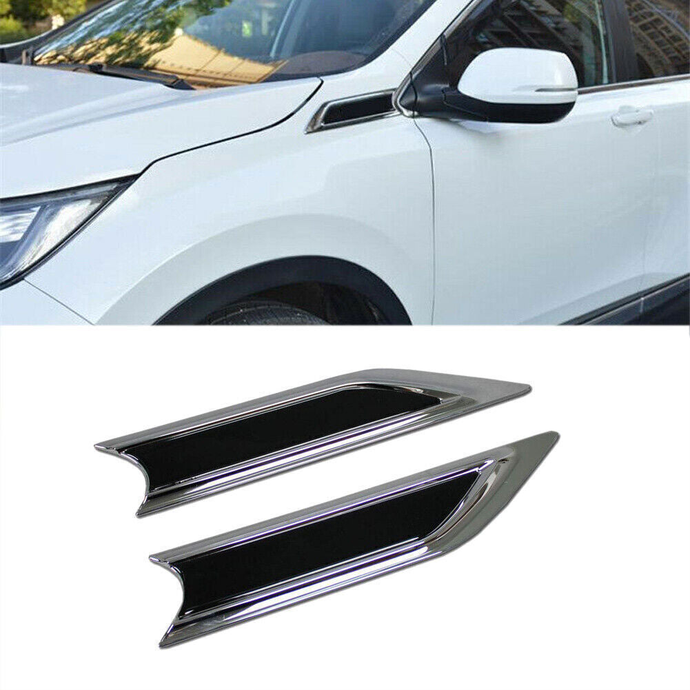 for Honda CR-V 2017-2022 Chrome Exterior Fender Side Body Emblem Hood Trim Cover