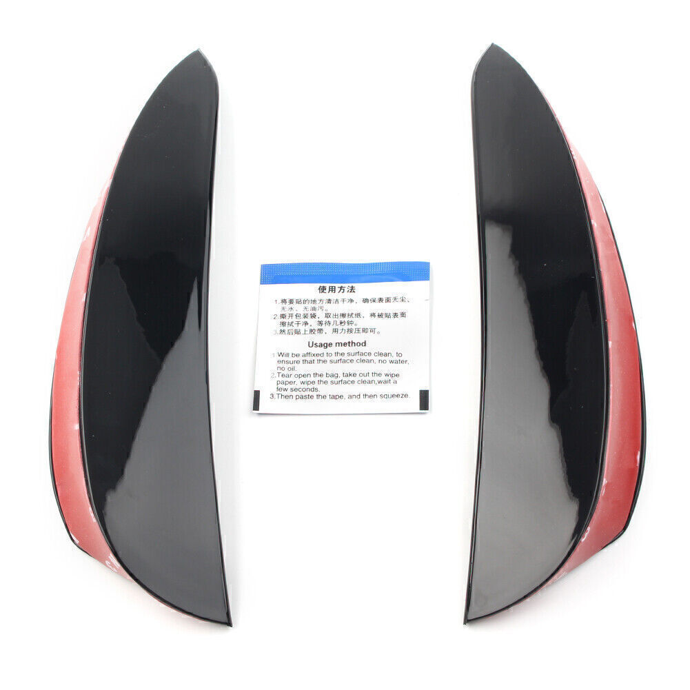 Glossy Black Front Bumper Canards Vent Flaps fit for Mercedes-Benz E W213 Sport