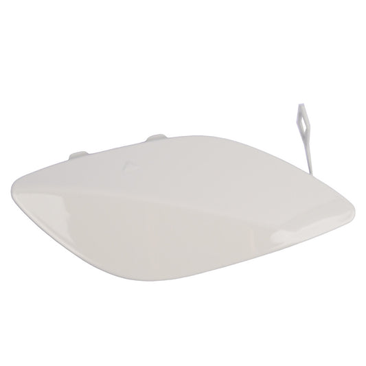 Front Bumper Tow Hook Eye Cover Primed For 2014-2016 for Mercedes W117 CLA250 White