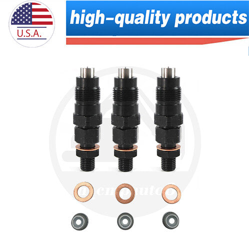 Fuel Injectors 3x for Kubota D722 Engine H1600-53000 16001-53002 16001-53000 US