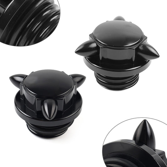 Left Right Thread Gas Cap Fuel Tank Cover Fit for Harley Softail Road King Sportster