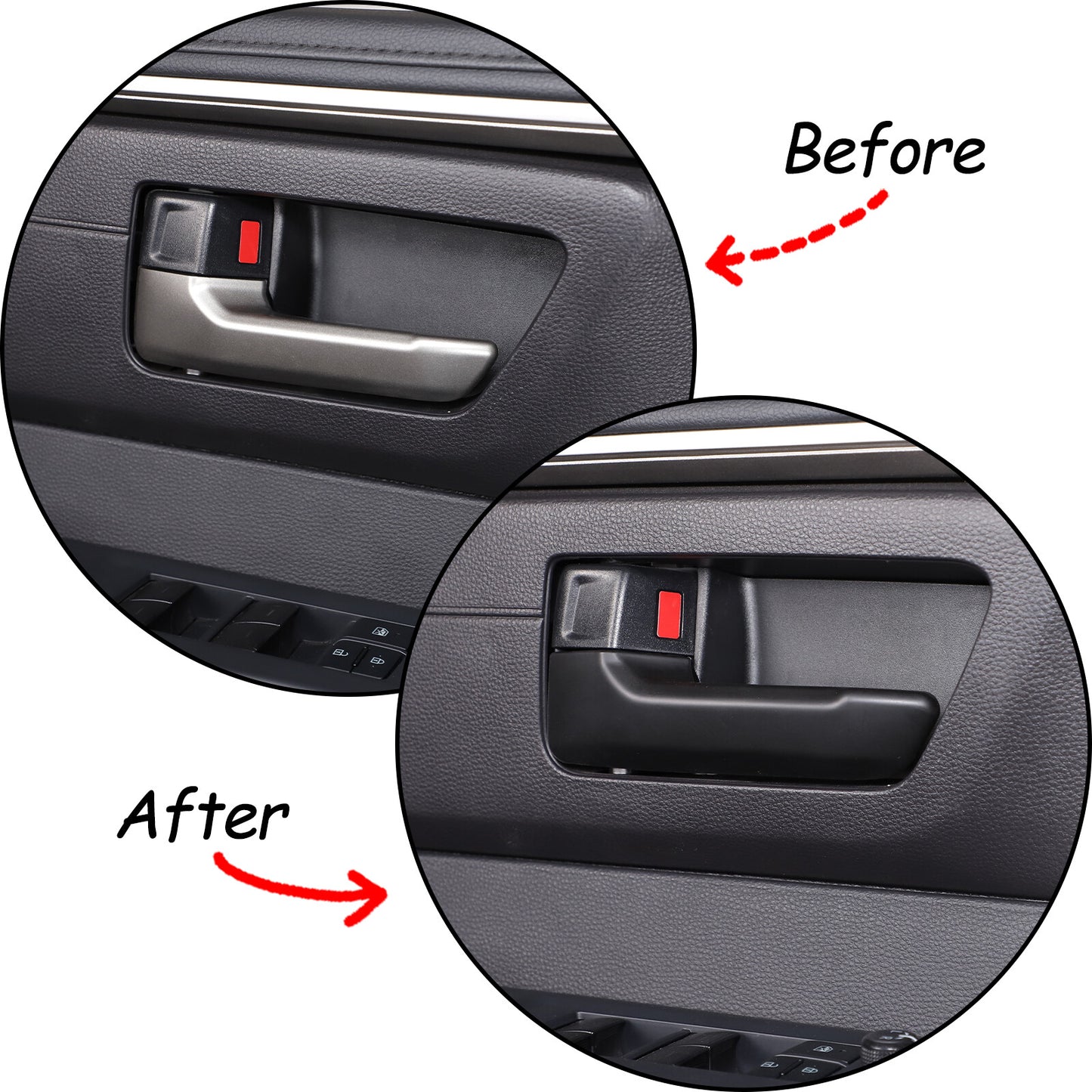 Oak Grain Center Ventilation Frame Cover Trim for Toyota Tundra Sequoia 2022-23 USA