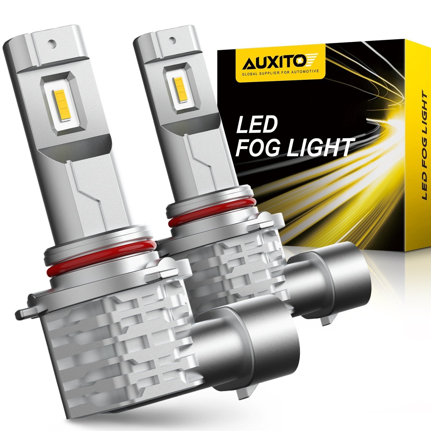 9145 Golden Red Mold LED, Bright White, F-150 F-250 F-350 9140 H10 EOB