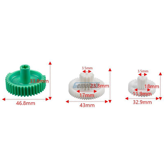 3x Trunk Lock Actuator Motor Gear For 2015-2020 for Mercedes-Benz X156 GLA200 GLA250