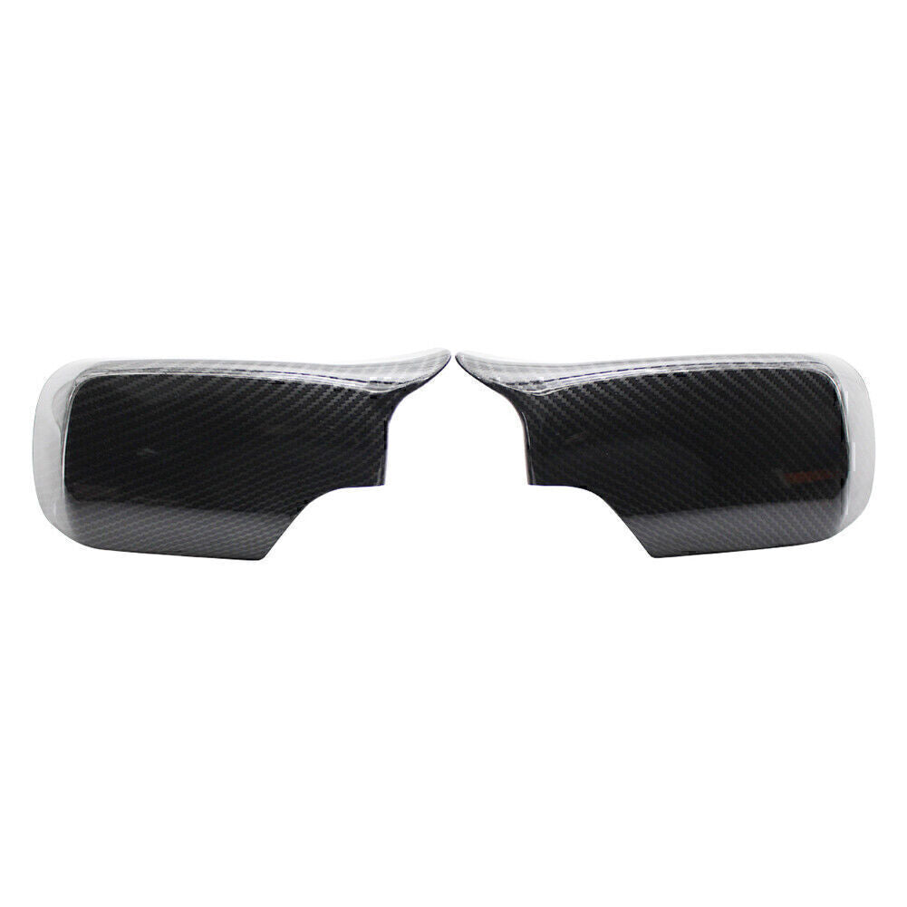 For 1998-2005 2004 2003 02 for BMW E46 2x Rear View Mirror Cover Trim Carbon Fiber