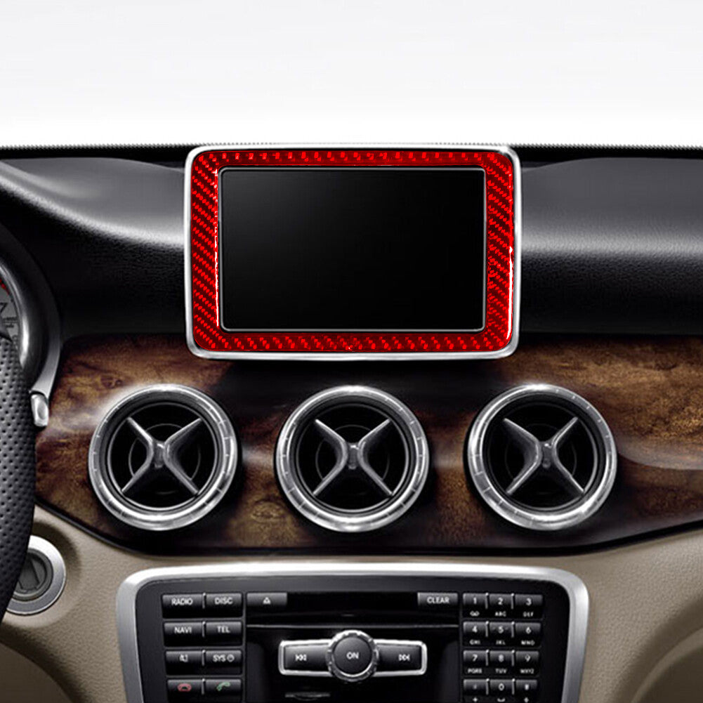 Red Carbon Fiber HUD Trim Type-C for Mercedes-Benz CLA 2014-2018/GLA 2015-18