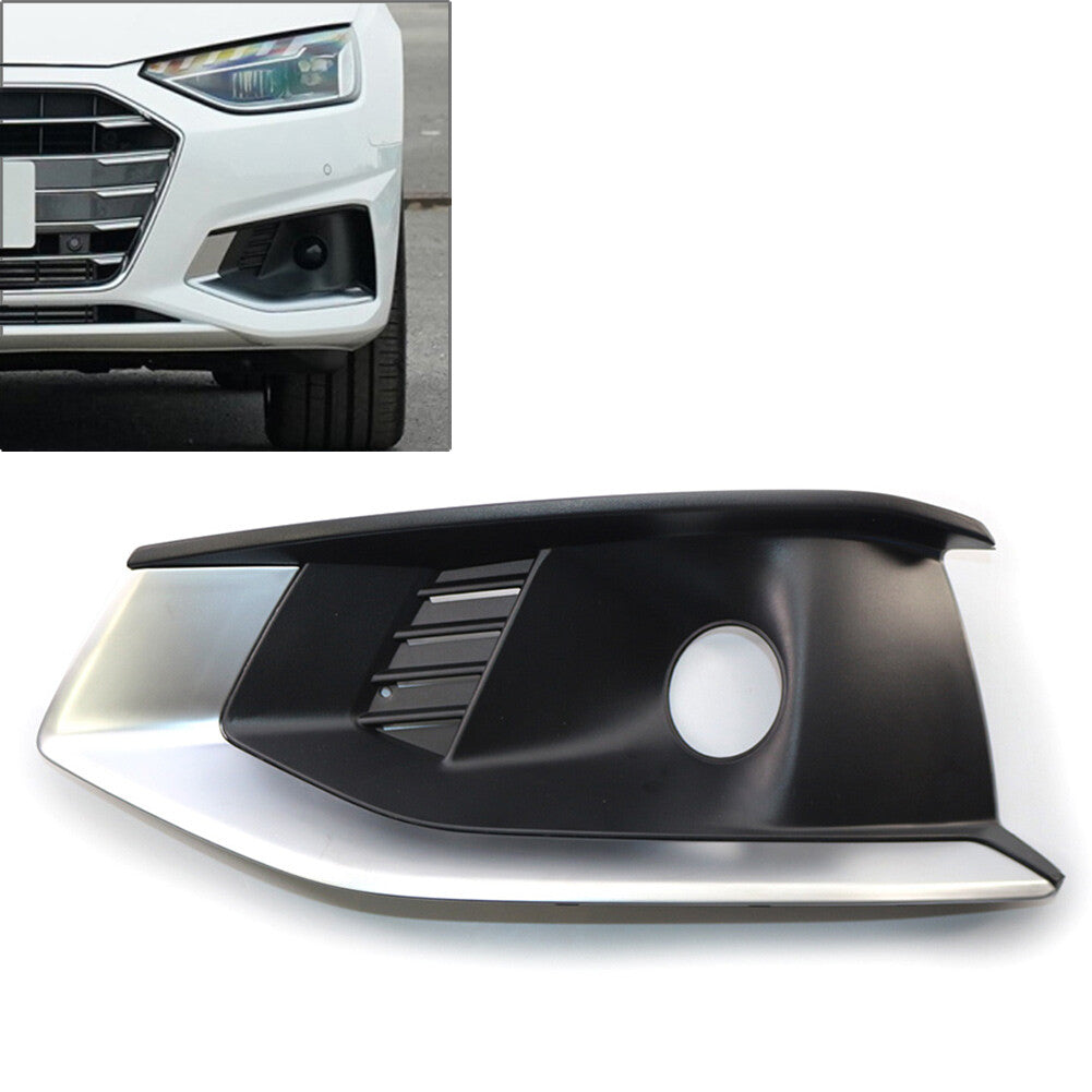 for Audi A4L 2020 2021-2022 Front Left Side Bumper Fog Light Grille Cover Trim