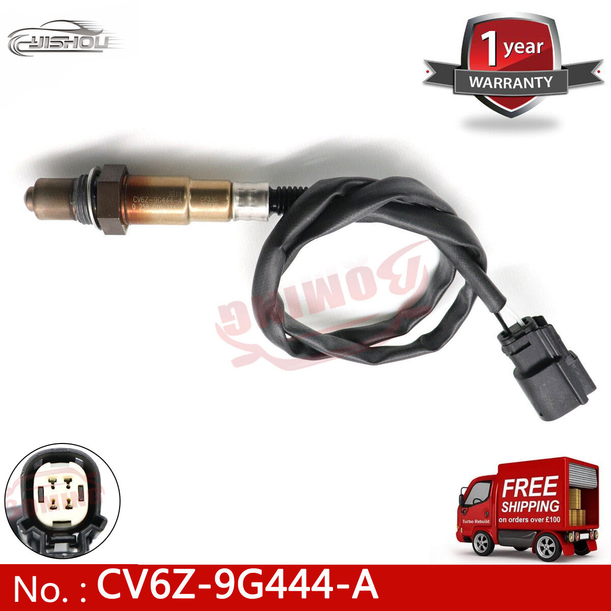 The downstream CV6Z9G444A oxygen sensor is suitable for Ford Fusion Edge Escape, for Lincoln MKC, and MKZ vehicles.
