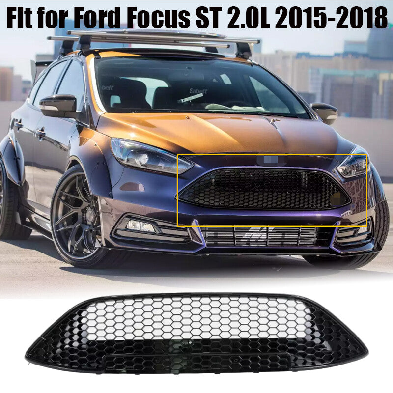 F1EZ17B968BA Front Bumper Cover Grille Fit for Ford Focus ST 2.0L 2015-2018