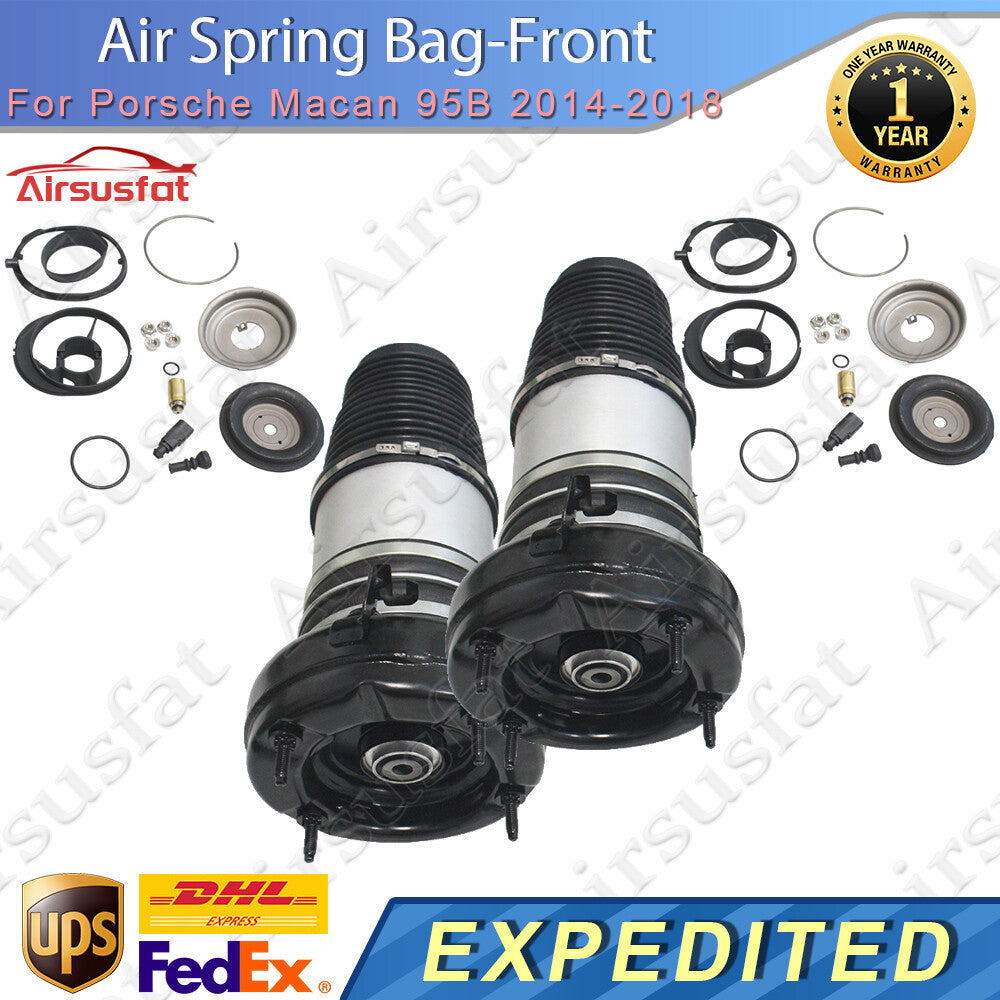 2x for Porsche Macan 95B 2014-2018 Front LeftRight Air Suspension Spring Bags