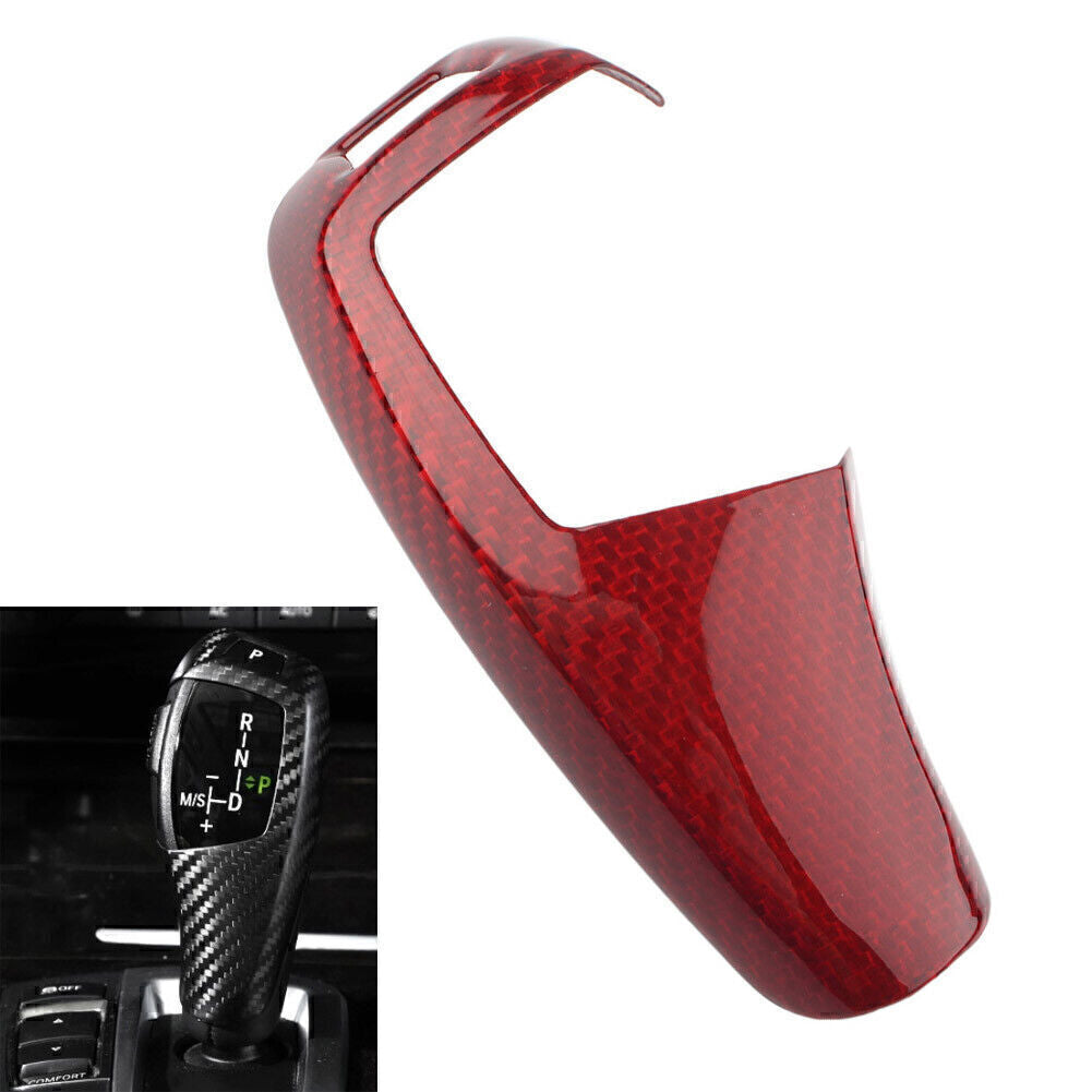 Schaltknauf Abdeckung Blende f¨¹r for BMW F20 F30 Rechtsh?nder Fahren Kohlefaser
