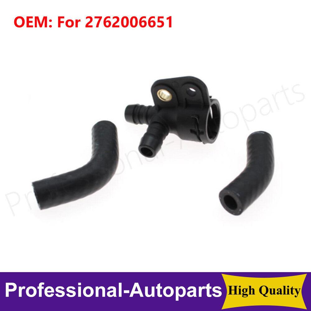 Turbocharger coolant return hose connector for Mercedes E-Class W213 (model 2762001651)