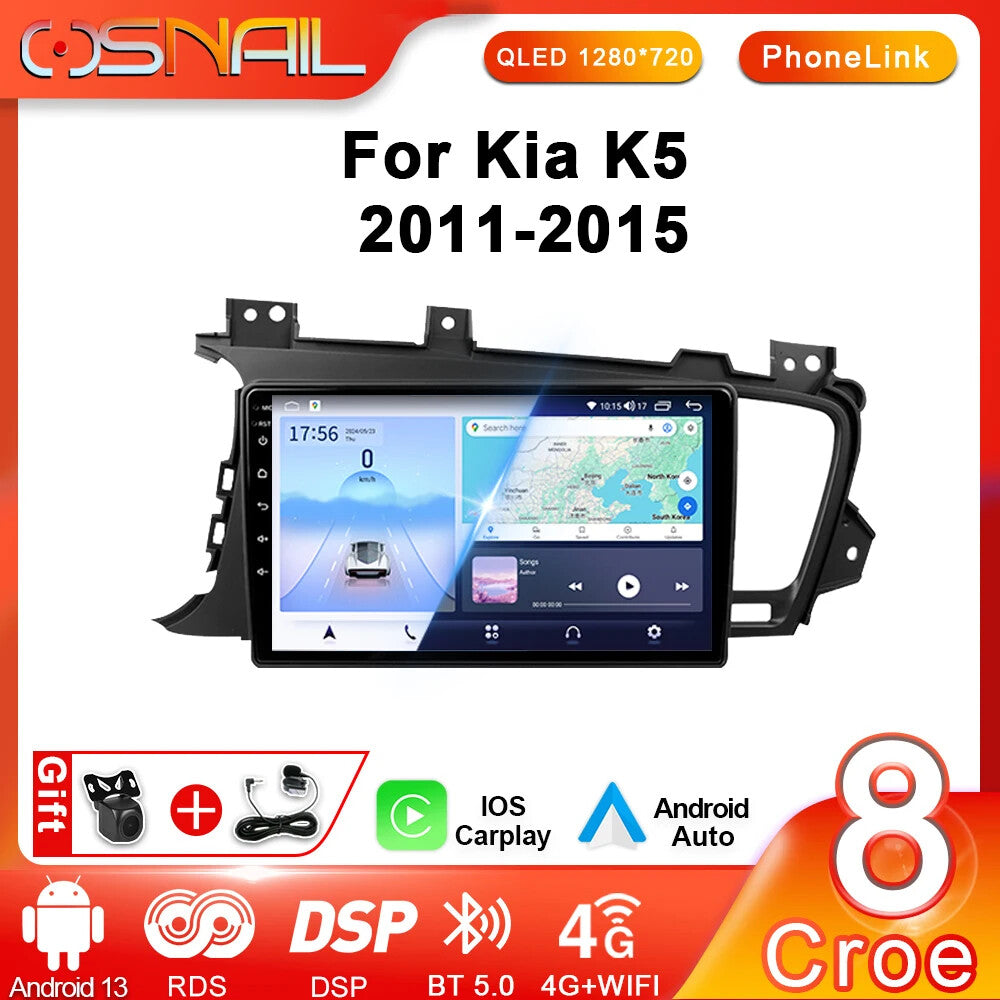 Car Radio CarPlay for Kia for K5 Optima 2011-2015 GPS Auto Multimedia Player Screen