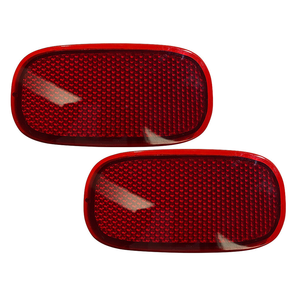 Set of 2 Rear Bumper Reflectors Left Right Fit for 1994-2005 for Toyota RAV-4 Red