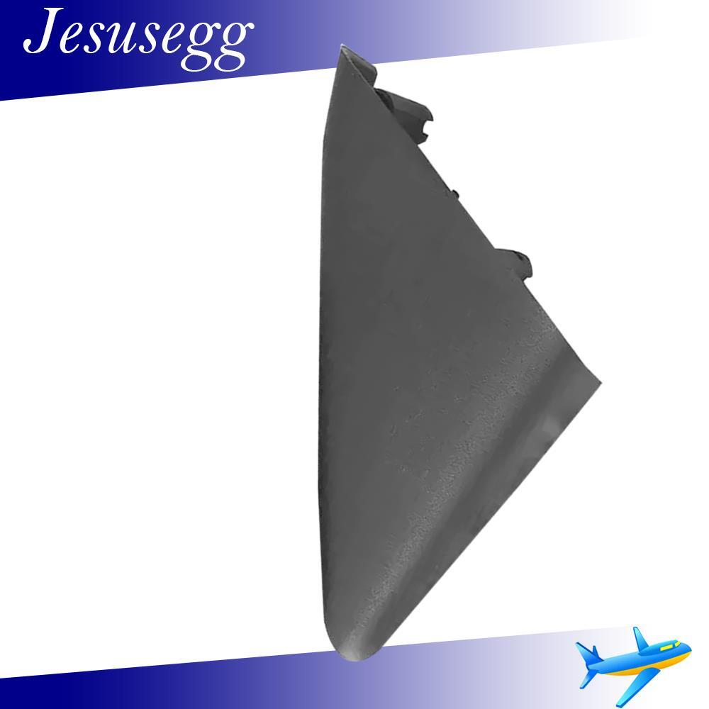 Left / Driver Side Door Triangle Cover Black Plastic for Genesis Coupe 2009-2012