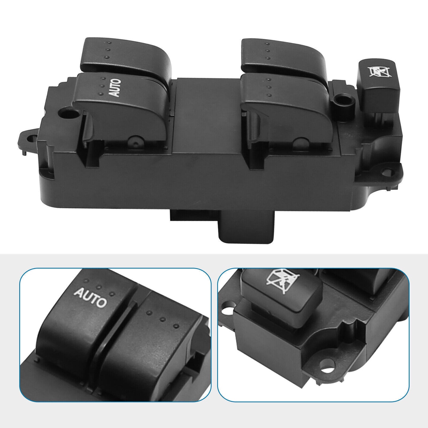 For 2004-09 Mazda3 BN8F-66-350A Master Power Window Switch Left Side 5 Button 1