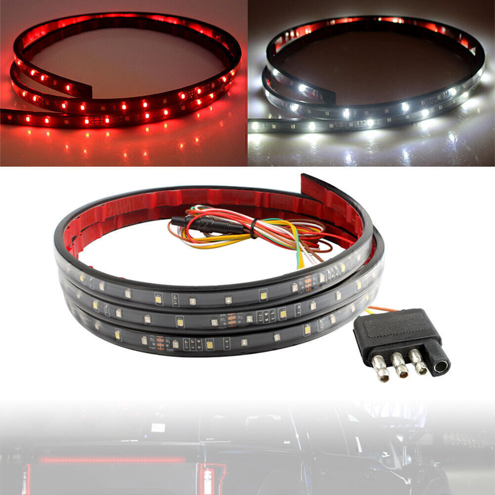 60 Long 5 Functions Full LED Rear Brake Reverse Truck Tailgate Light Strip Bars