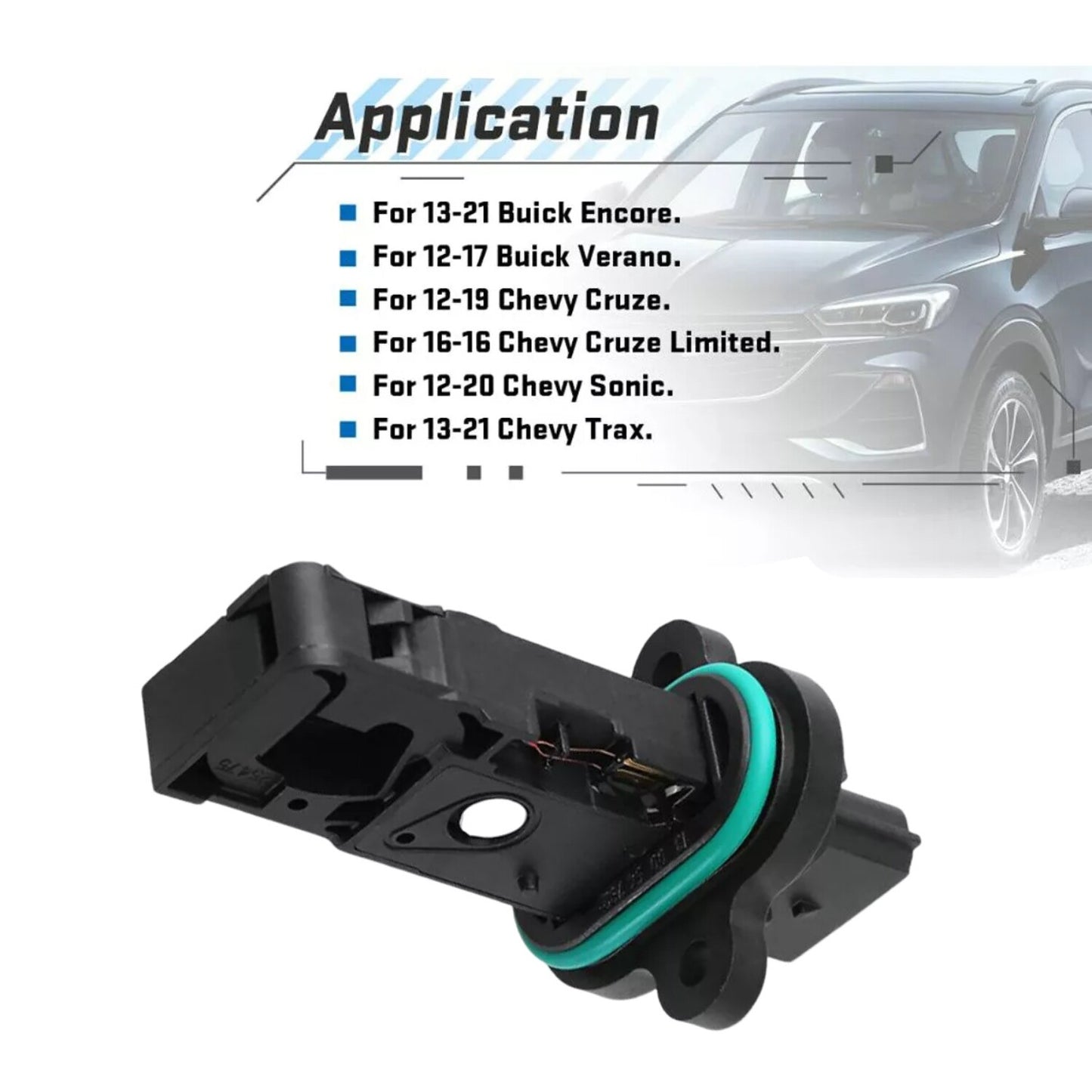 Mass Air Flow Sensor Fit For 12671624 for Chevy for Cruze Trax Sonic for Buick Encore Verano