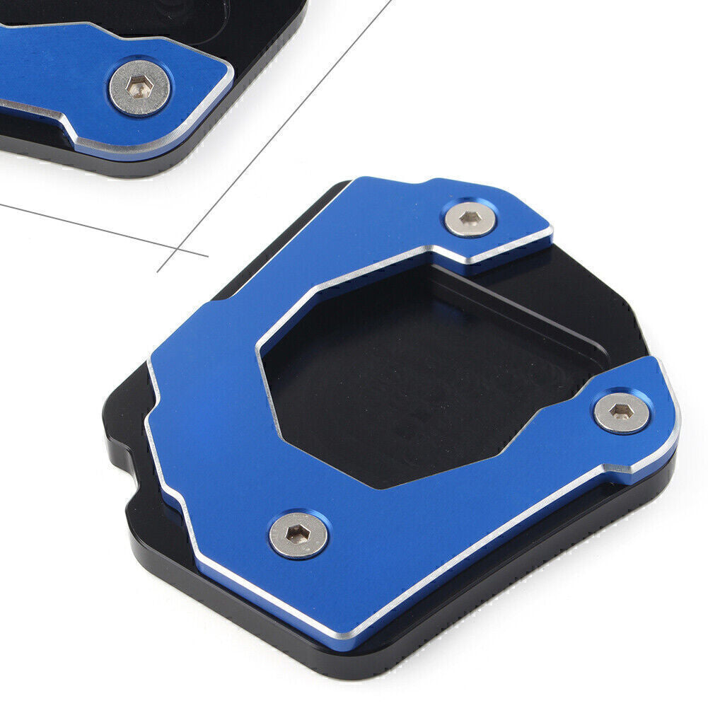 for BMW F800 GS/ADV 15-17 CNC Kickstand Foot Side Stand Extension Pad Plate Blue