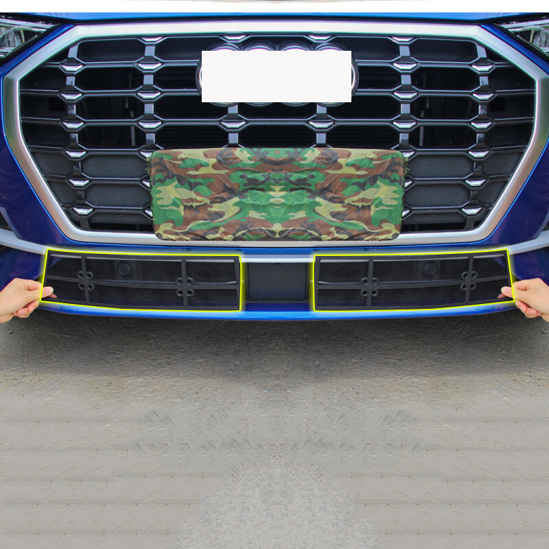 4X for Audi Q3 2019-22 Front Grille Mesh Insert Stainless Steel Insect-Proof Net