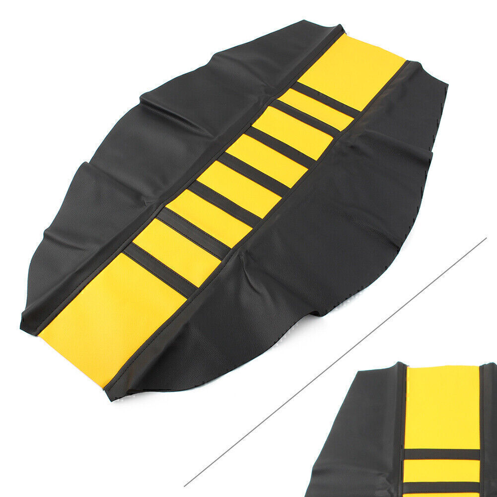 Gerippt Gripper Weicher Sitzbezug Gummif¨¹r for HONDA for YAMAHA for SUZUKI Gelb Motorrad
