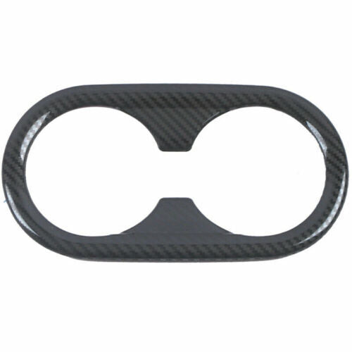 for Kia K5 2021-2023ABS Carbon Fiber Inner Rear Water Cup Panel Frame Cover Trim