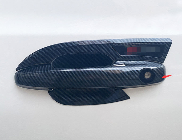 for Ford Escape Kuga 2021-2023 Carbon Fiber ABS Outside Door Handle Cover Trim4