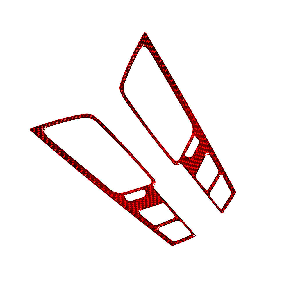 2X Red Central Console Air Vent Frame Cover Trim for CADILLAC CTS SPORT 2008-UP