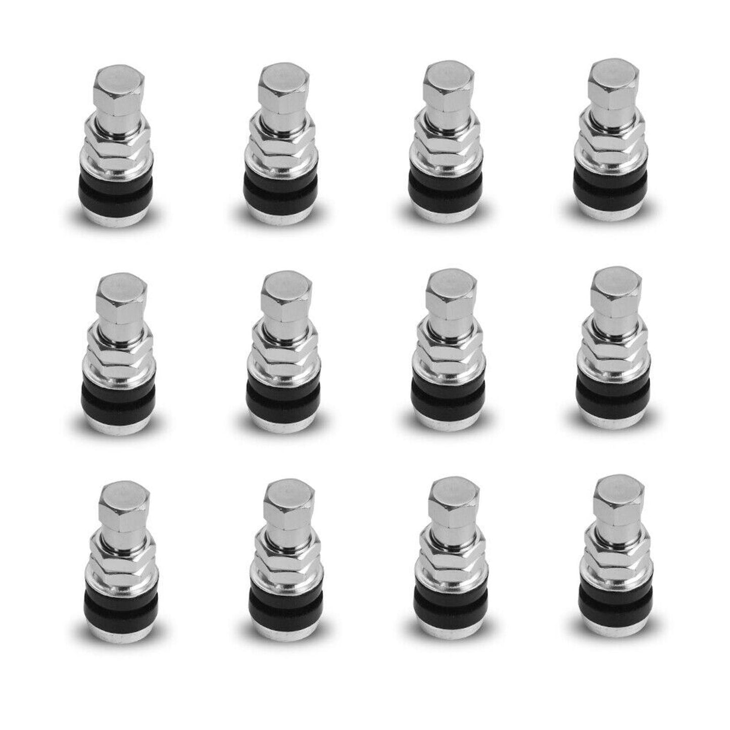 New Metal Rod Wheel Tire Valves Stems Bolts Screws Set For Motorcycles ATVs