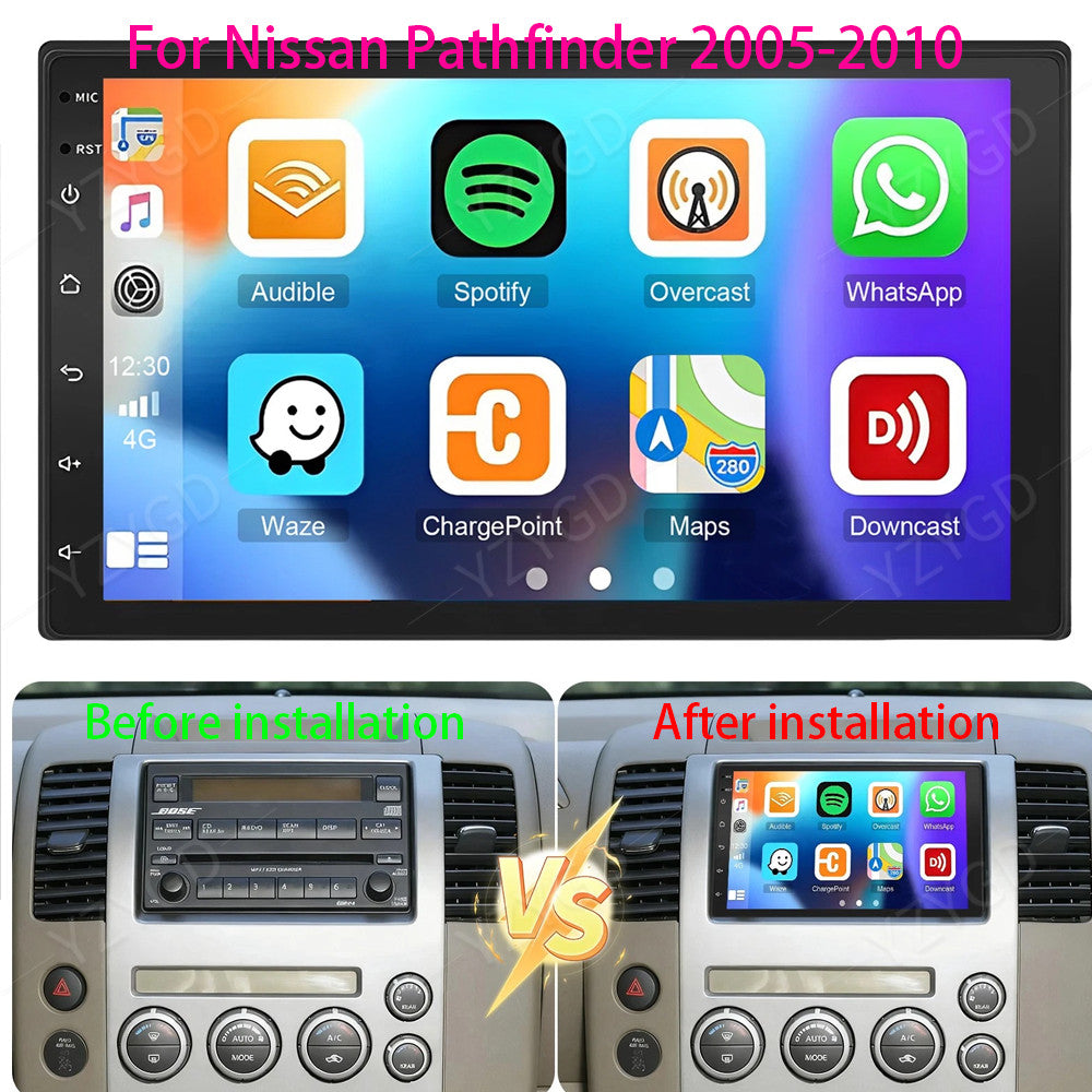 for Nissan Pathfinder 2005-2010 Stereo Car Radio Android Auto Carplay GPS WIFI