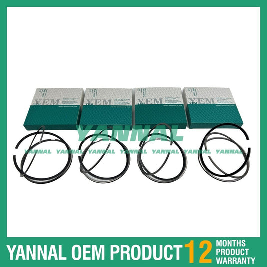 4 new 4M50 Piston Ring Set STD for Mitsubishi