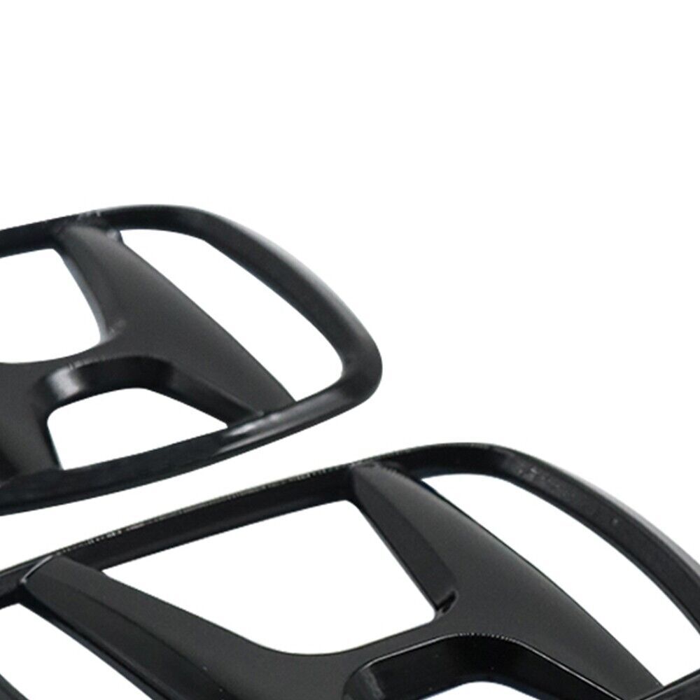 Glossy Black Badge Stickers for Civic 11th Generation 2022-2024 - Front and Rear