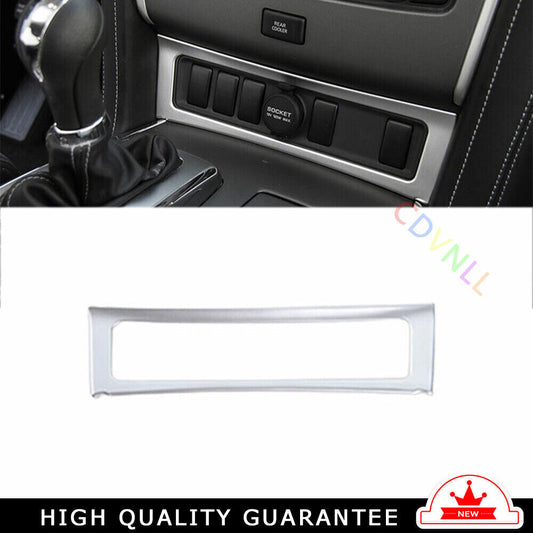 Console Cigarette Lighter Storage Box for Nissan Armada Y62 2017-20 Matte Silver
