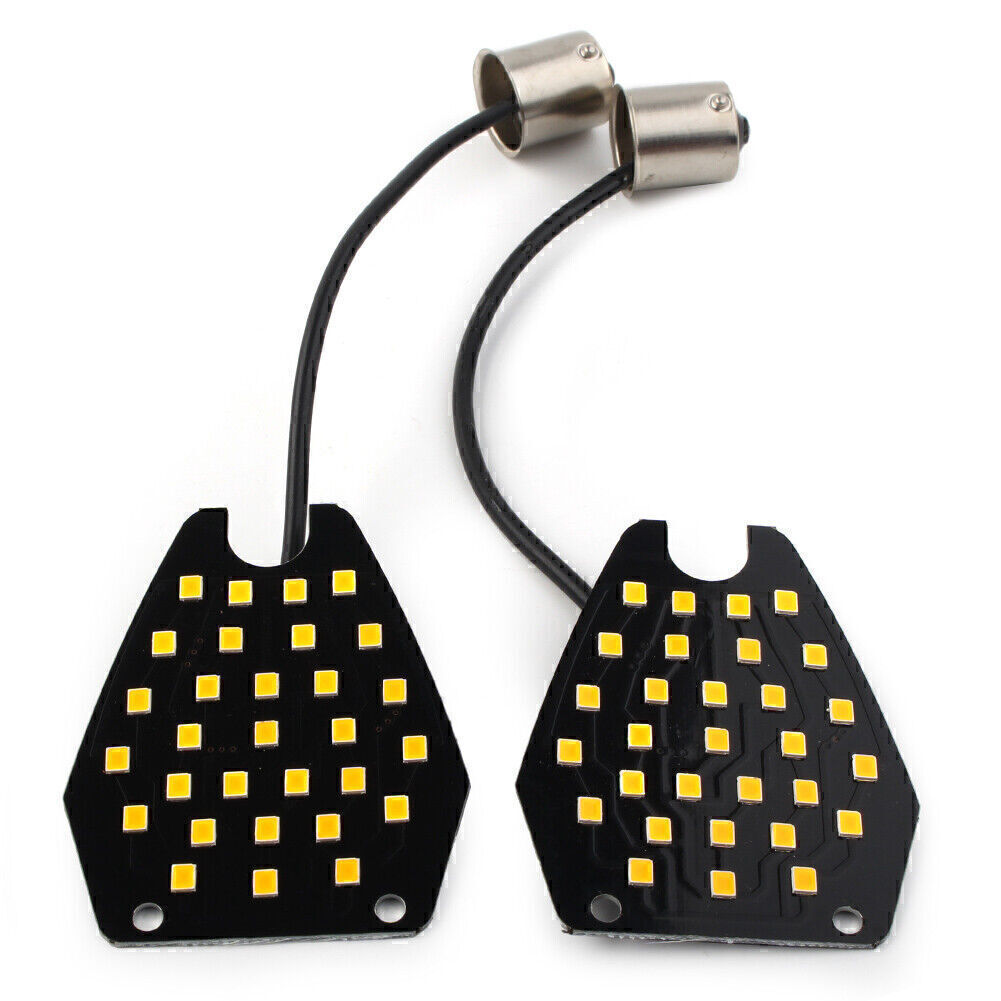Rear 30SMD LED Turn Signal Indicator Light 1156 for Honda CBR1000RR 04-07 Yellow