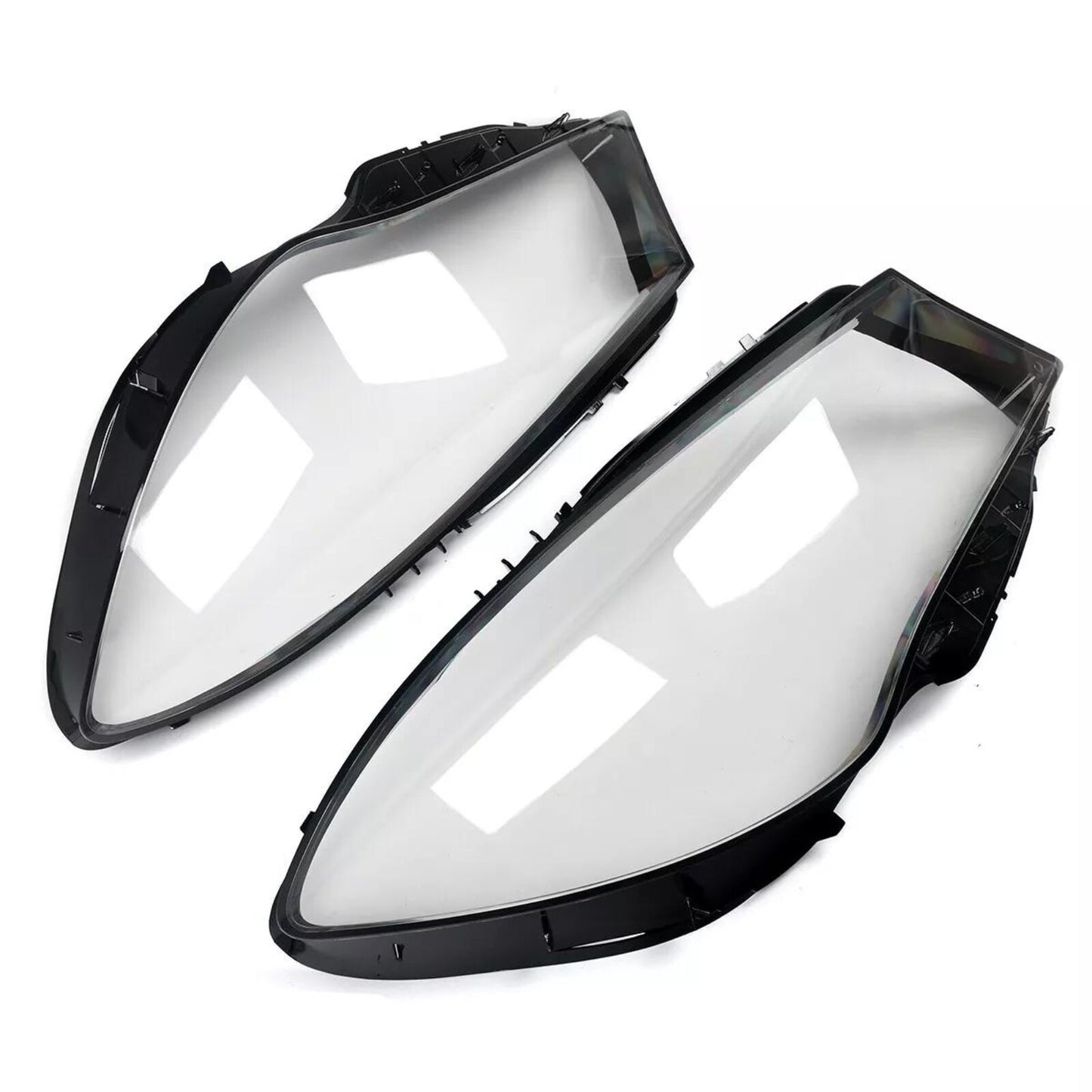 2-Piece Clear Headlight Lens Covers for Mercedes-Benz W117 CLA250 CLA45 (2016-2019)