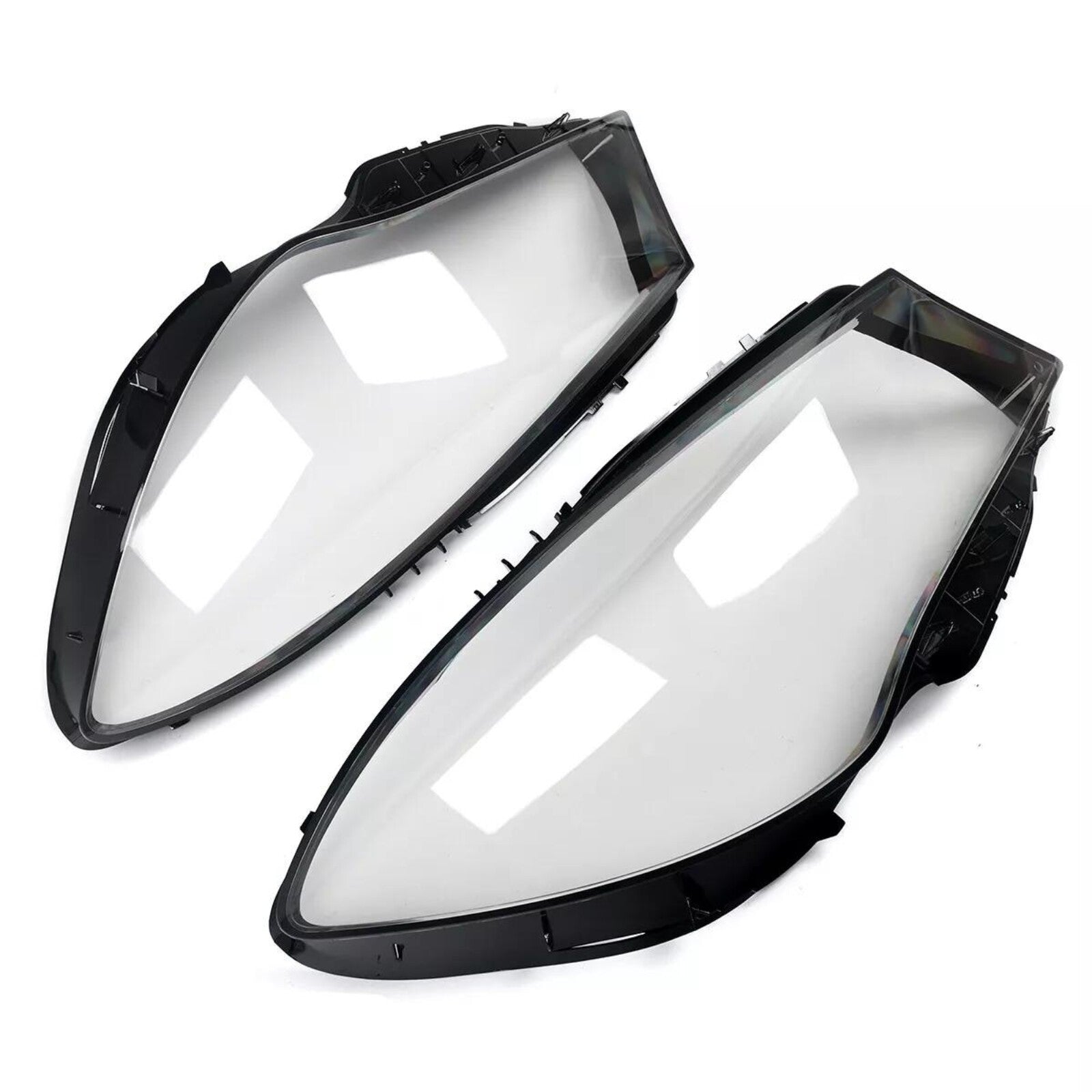 2-Piece Clear Headlight Lens Covers for Mercedes-Benz W117 CLA250 CLA45 (2016-2019)