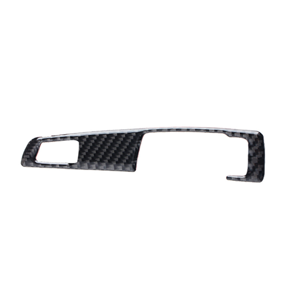 Carbon Fiber Gear Shift Panel Cover Trim Sticker for BMW 5 Series F10 2011-2017