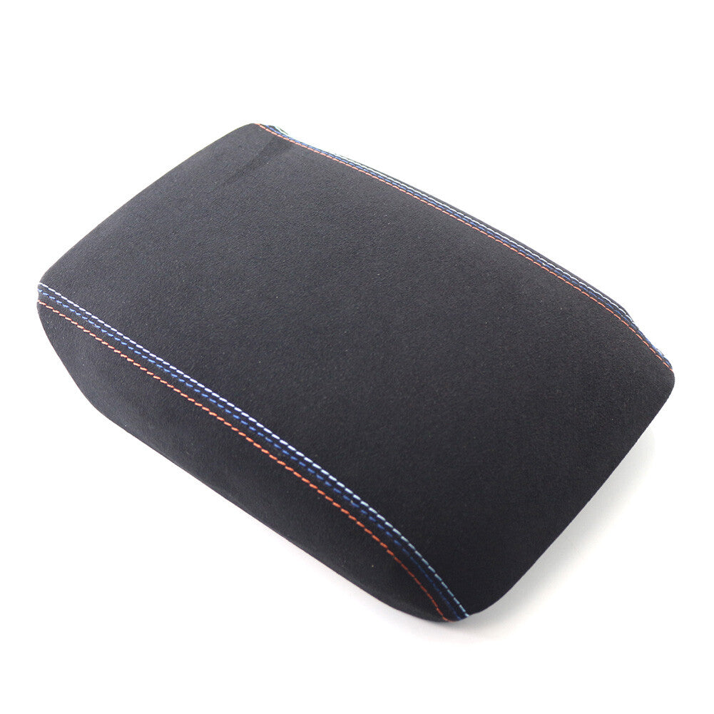 Leather Front Center Console Armrest Lid Cover for Audi A4 2009-2016