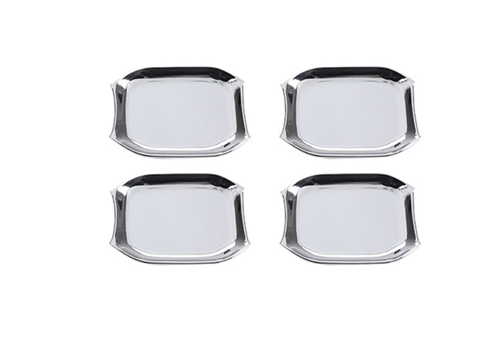 Chrome ABS Outer Side Door Handle Bowl Cover Fit for Jeep Gladiator JT 2020-2022