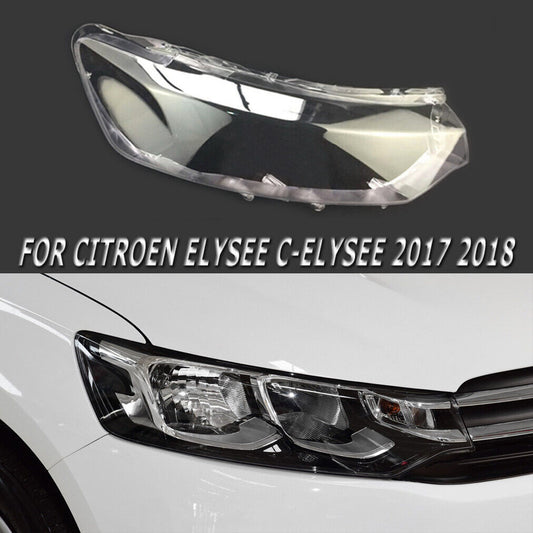 for Citroen C-Elysee 2017-2018 Auto Headlight Lens Cover Accessories Clear Right