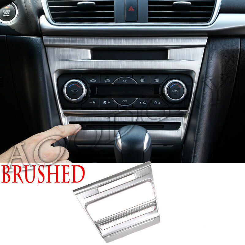 for Mazda 3 Axela 2017-2018 Stainless Central Console Panel Moulding Trim Decor