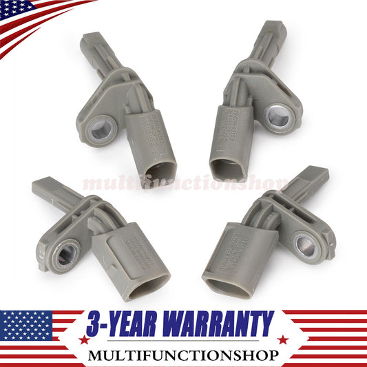 4pcs Front Rear ABS Wheel Speed Sensor for Volkswagen Touareg for Audi Q7