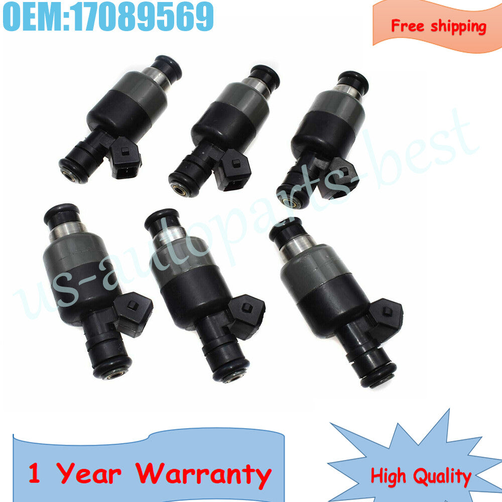 6 PCS NEW Fuel Injectors for Buick Century Regal for Chevy Beretta Camaro for Pontiac